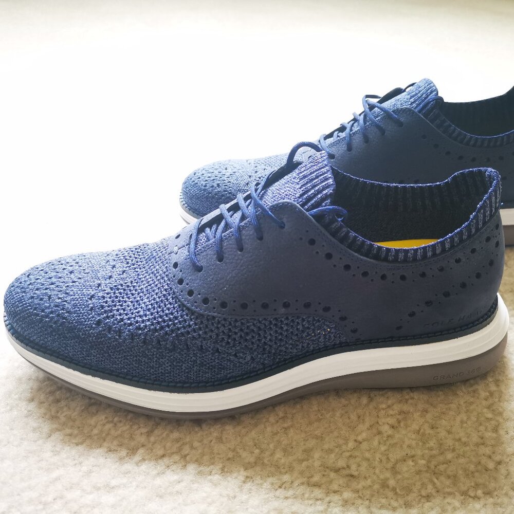 Cole Haan ØriginalGrand Ultra Oxford--Marine Blue Stitchlite (10.5M) Worn once!
